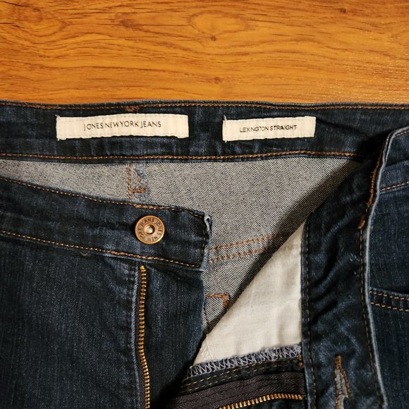 Jones New York Lexington Straight Jeans - Picture 3 of 15